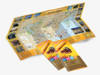 This 3d Illustrated Brochure Map Is User Friendly, - Flyer #8284065