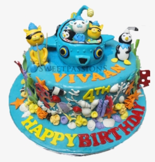 3d Octonauts Underwater Cake - Birthday Cake #8284131