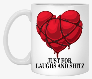 "my Bloody Heart" 11 Oz - Heart Wrapped In Barbed Wire #8284166