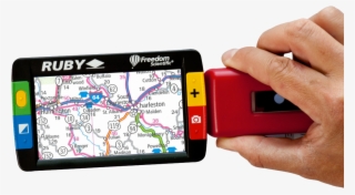 Handheld Video Magnifier With Clear, Vivid Image And - Loupe Electronique De Poche #8284369