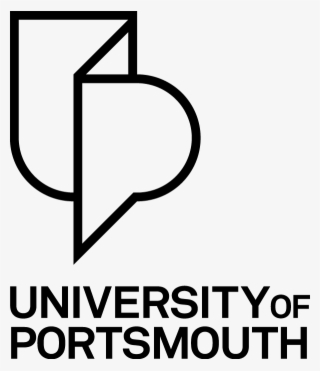 Download Black Line Stacked Logo Png - University Of Portsmouth Logo #8284859
