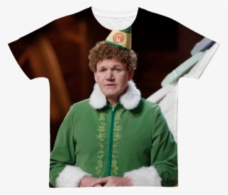Gordon Ramsay Dressed As Buddy The Elf ﻿classic Sublimation #8285639