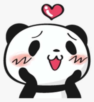 Line Sticker - Panda Sticker Png #8286450