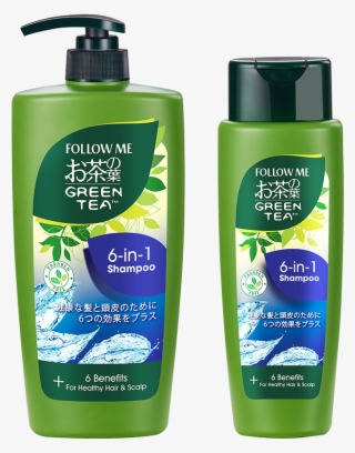 Follow Me Green Tea 6 In 1 Shampoo - Follow Me Anti Hair Fall Shampoo #8286451