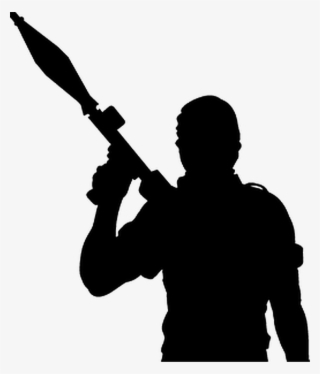 Silhouette , Terrorist , Freetoedit - Terrorist Clipart #8286874