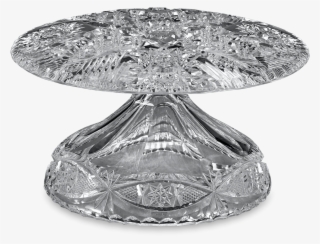 Libbey American Brilliant Cut Glass Toupée Stand - Cake Stand #8287005