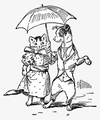 Clipart Black And White Library Free Digi Stamps Digital - Vintage Cat Illustration Free #8287232