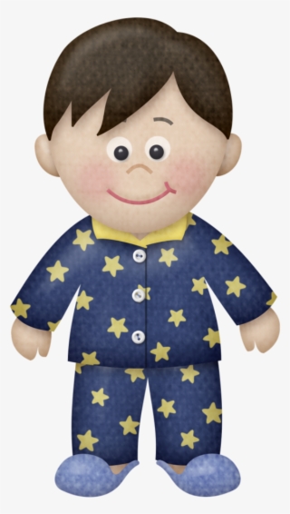 Boy In Pajamas Clipart - Boy In Pyjamas Clipart #8288233