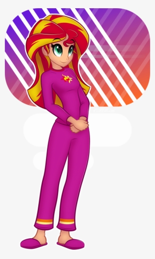 Sunset Pjs By Ctb-36 - My Little Pony Equestria Girl Pin Paj #8288491