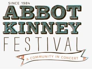 Abbot Kinney Festival Logo #8290409