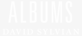 Com } David Sylvian - Tiff Logo White #8291166
