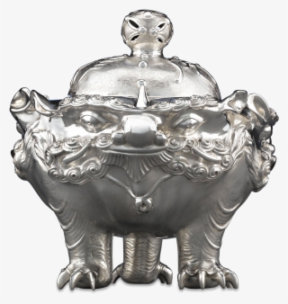 Meiji-period Japanese Silver Censer - Statue #8292140