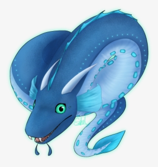Blue Crescent Eel Cm By Sahel-solitude - Cartoon #8294109