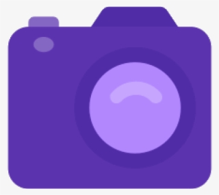 Camera Lens Clipart Purple - Purple Camera Icon #8295116