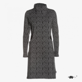 Routa Sweatshirt Knit Dress, Plait - Overcoat #8295673