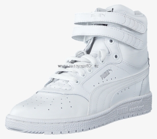 Promotions Leather Puma White White Women's Sky Ii - Puma Sko Vit #8296392