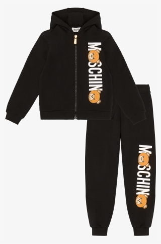 Suit Combination With Teddy Bear Logo - Hoodie #8296562