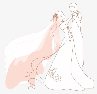 Embroidery Pattern Of Line Drawings Wedding From Ringtrueceremonies - Wedding Vector #8297171