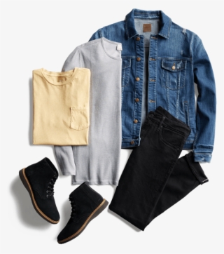 Edgy Casual Outfit - Leather #8297914