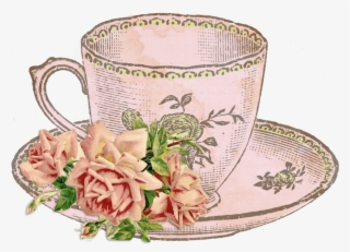 Free Png Download Vintage Tea Cup Png Images Background - Vintage Tea Cup Clipart #8298238