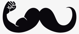 Mustaches Clip Art With Fist Transparent Background #8298743
