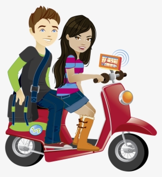 Scooter Clipart 5 Year Old Child - Little Passports Sam And Sofia #8299753