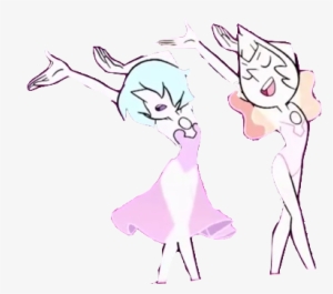 Blue Pearl And Yellow Pearl Dancing - Blue Pearl And Yellow Pearl #830181