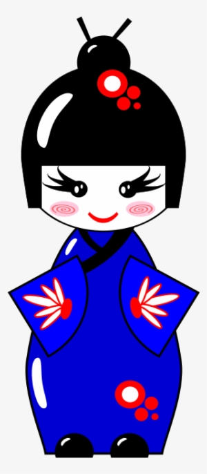Japanese Cliparts - Kokeshi Dolls #830894