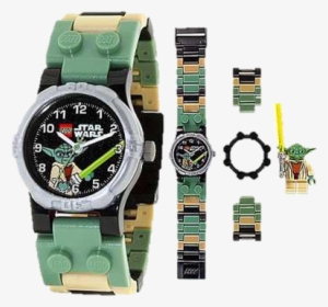 Star Wars With Yoda Minifigure - Lego Yoda Watch #831216