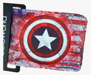 Captain America Shield Wallet - Comic And Cartoon Wallets #831241
