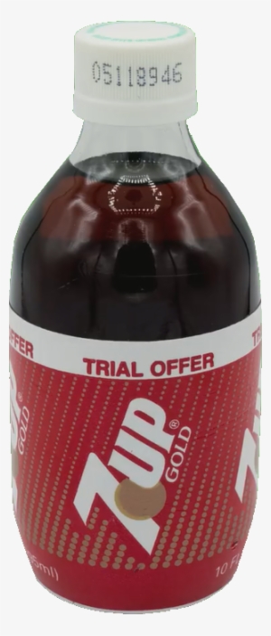 A 7up Gold Glass Bottle - 7 Up Gold #831345