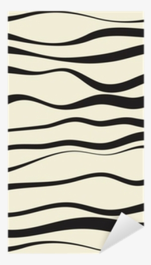 Wavy Lines Vector Pixerstick Sticker - Line #832073