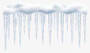Large Icicles Transparent Png Clip Art Image - Icicles Png Transparent Background #833501