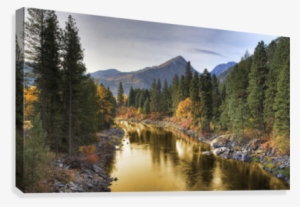 Composite Entitled 'river Of Gold' Taken From A Bridge - Fotoprint: Composite Entitled 'river Of Gold' Taken #833667