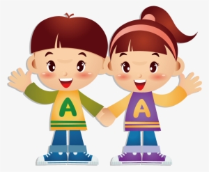 Cartoon Twin Brother Transprent Png Free Download - Брат И Сестра Рисунок #833708
