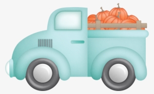 Autumn Love - Truck And Pumpkin Clipart #833794 Autumn Love - Truck And Pumpkin Clipart #833794