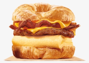 King Croissan'wich® With Sausage & Bacon - Burger King Croissan Wich #834298