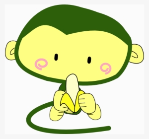 How To Set Use Monkey Eating Banana Icon Png #834417