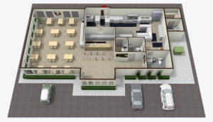 Camera Placement Map - Dairy Queen Floor Plan #834712