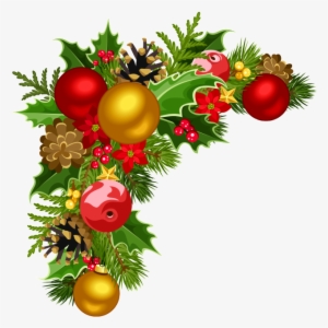 Christmas Decorating Border Png - Christmas Corners Png #834864