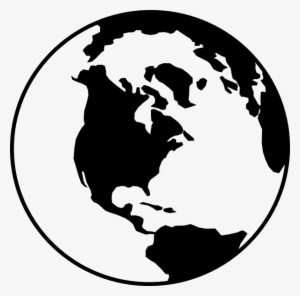 World Clipart Black And White #835884