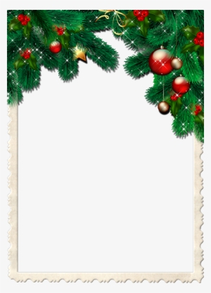 Christmas Frame Transparent - Christmas Frame Transparent Background #835914