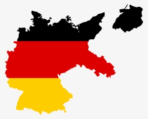 Svg Transparent Download - Weimar Republic Flag Map #836018