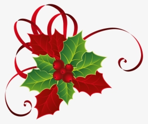 Banner Library Christmas Red Green Png Picture Gallery - Mistletoe Png #836092