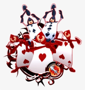 Cards Clipart Alice In Wonderland - Alice In Wonderland Cards Png #836191