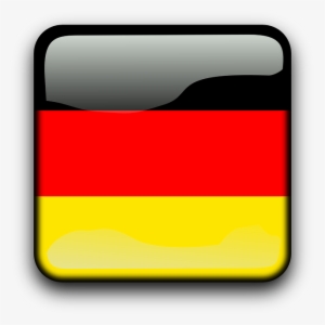 Germany, Flag, Country, Nationality, Square, Button - Bandera Alemana Fondo Transparente #836433