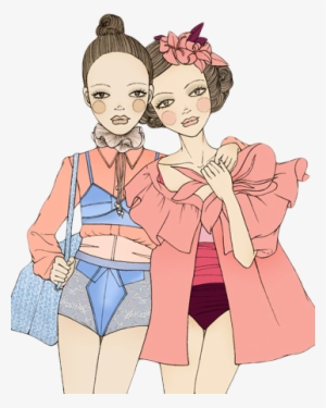 Lea Michele , Megan Fox - Drawing #836434