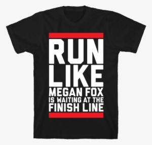 Run For Megan Fox Mens T-shirt - No Diet On Thanksgiving #836603