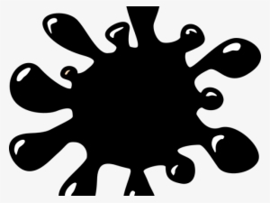 Cartoon Paint Splatter - Paint Splatter Cut Outs #837431