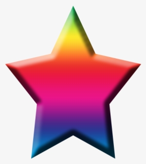 Beautiful Png Background Transparent Rainbow Star Transparent - Illustration #837719